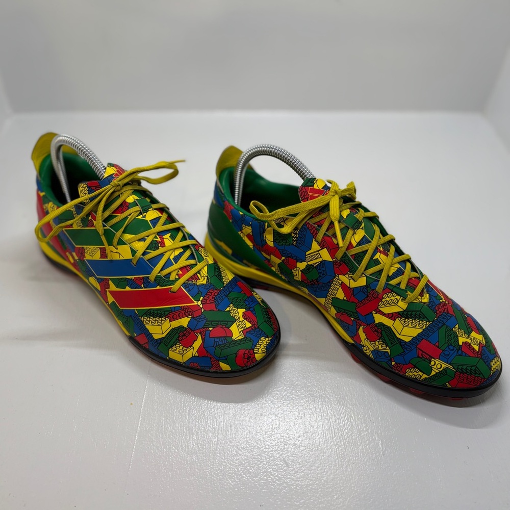 adidas x LEGO® Collab Sneakers – Limited Edition Graphic Trail Style Men’s US 7 - Picture 2 of 11
